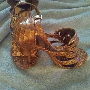 Snakeprint Stilettos